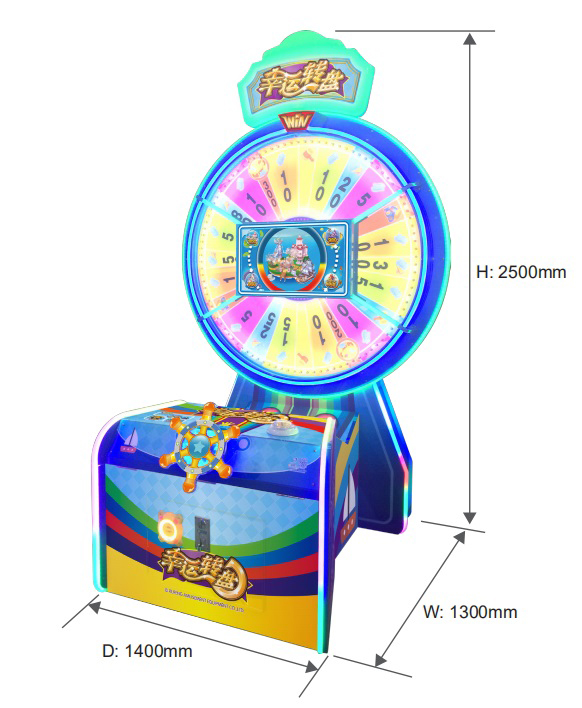 Dinibao Coin Operated Game Fruit Rouletter Arcade Machine