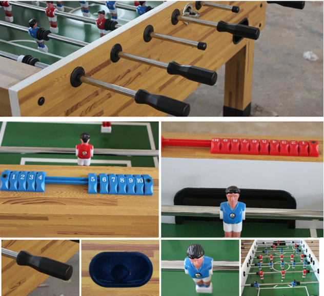 Hot sale hand play Soccer Table football table for indoor amusement center