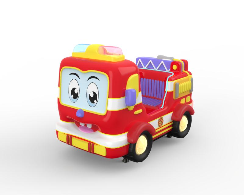 Dinibao Cute Fire Fighting Truck Kiddie Rides Coin Operated Ride Machine