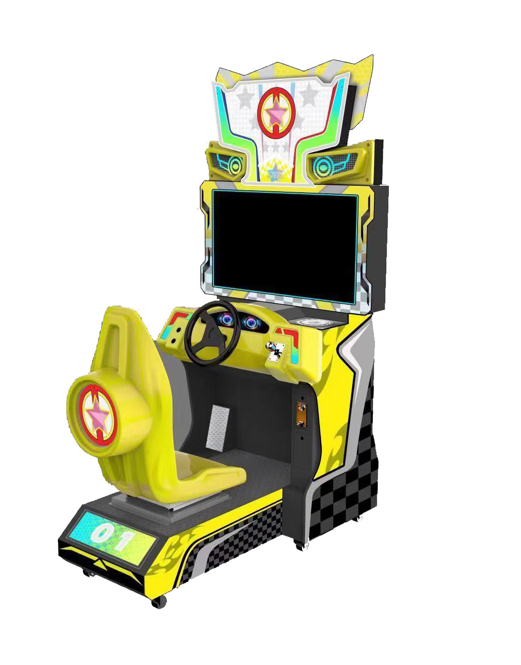 Dinibao 42 inch Trunk simulator coin operated racing car game machine