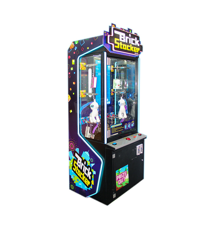 Hot Selling Coin Pusher Brick Stocker Toy Claw Game Machine Manufacturer