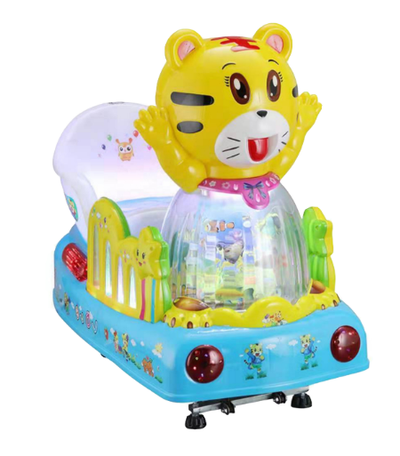 Coin operated swing ride tiger kiddie ride machine for sale