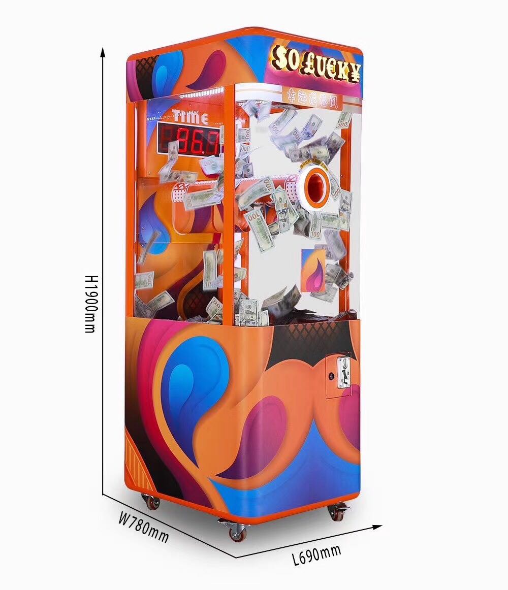 Coin Operated Lucky tornado Arcade Ticket Redemption Game Machine