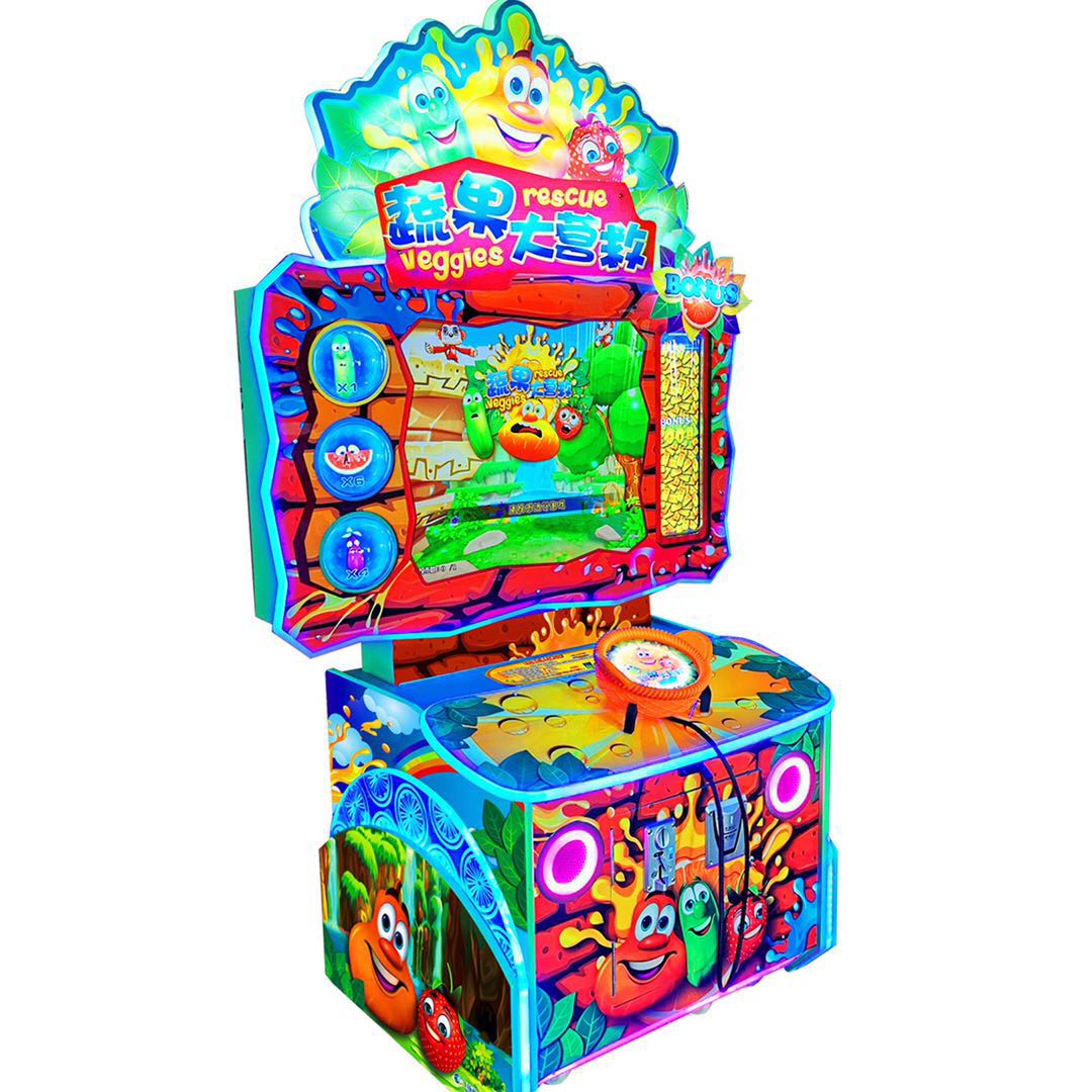 Vegetable Rescue Ticket Game Machine for Indoor game zone