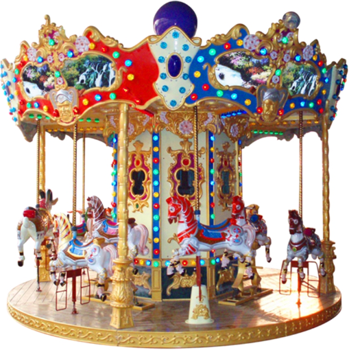 New design 12P merry go round Carousel